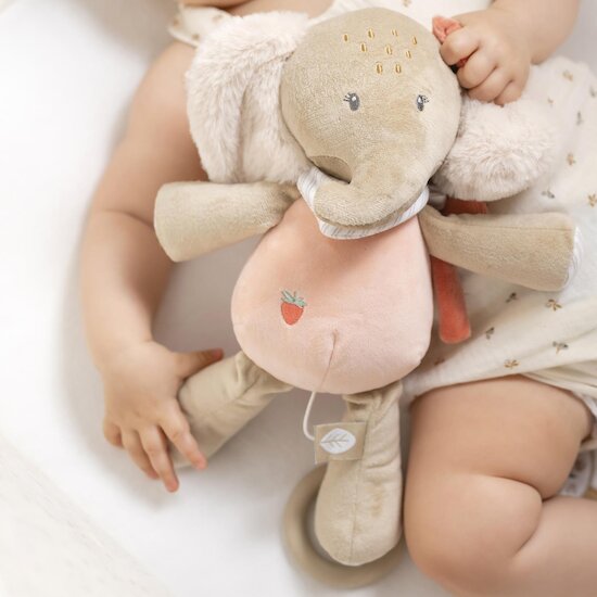 Nattou Peluche musical éléphant Oli Rose  Nattou Peluche musical éléphant Oli Rose