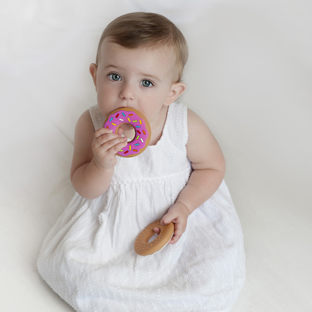 Jouet de dentition Donut ROSE SilliChews