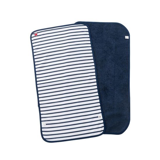 BabyToLove Set de 2 serviettes à langer - blue stripes Blue Stripes 