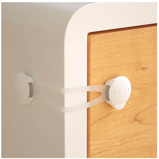 Formula Baby Lot de 2 Loquets souples Blanc 