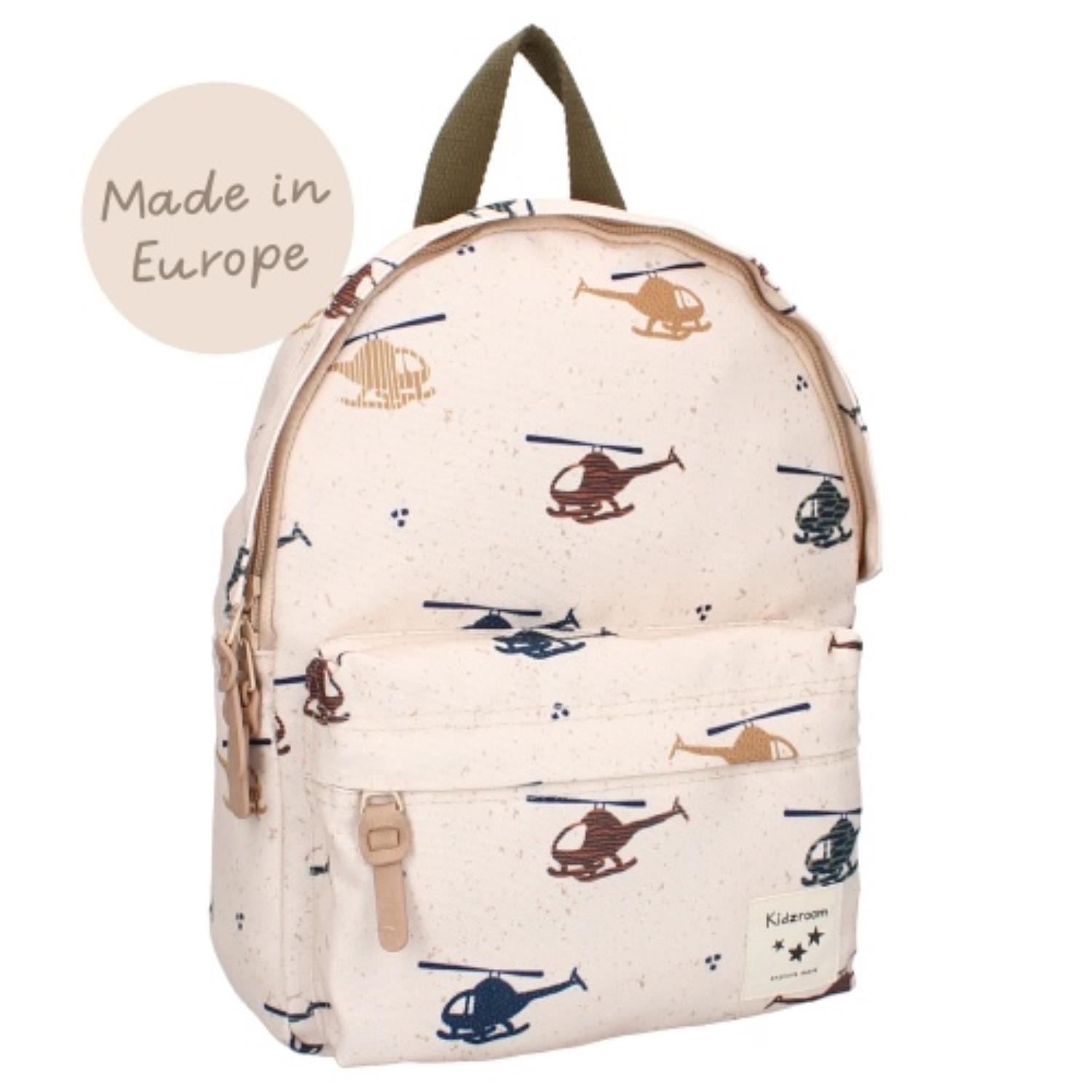 Sac à dos enfant hélicoptères BEIGE BB&Co