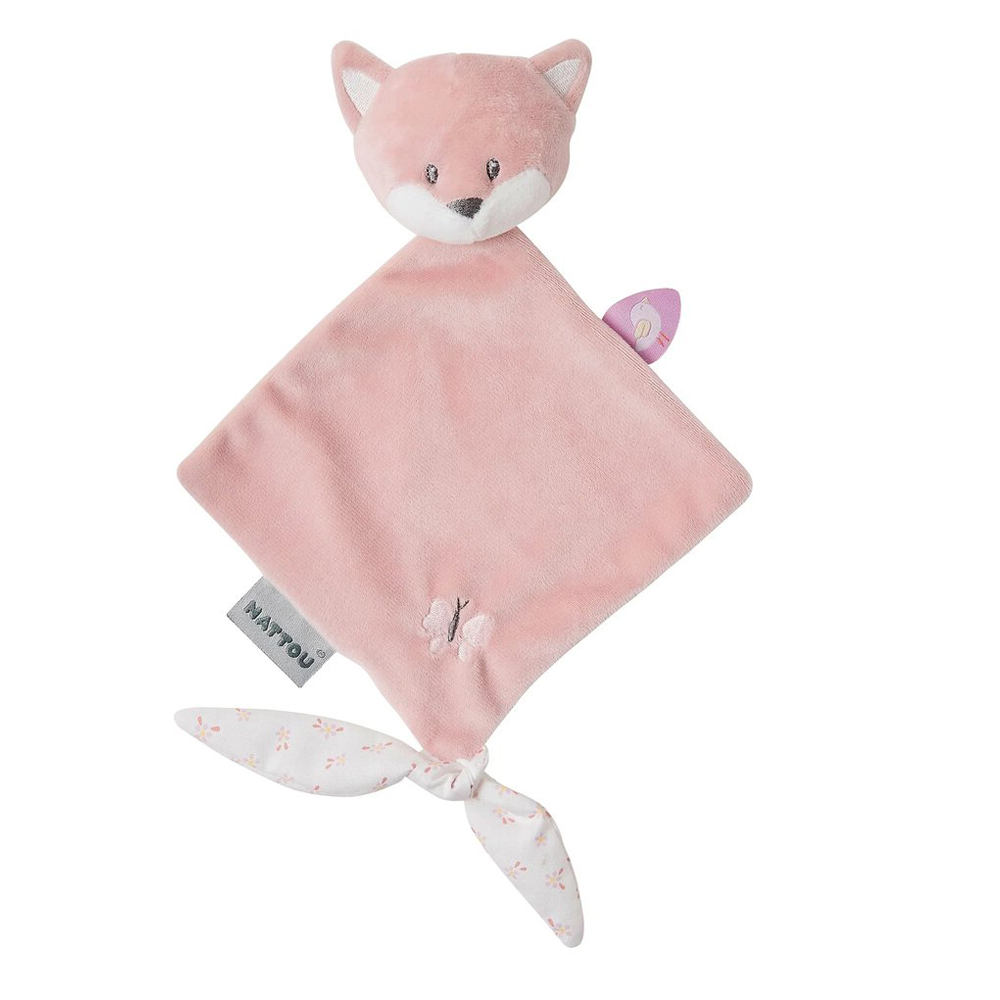 Nattou - Mini doudou renard Alice Alice et Pomme ROSE Nattou