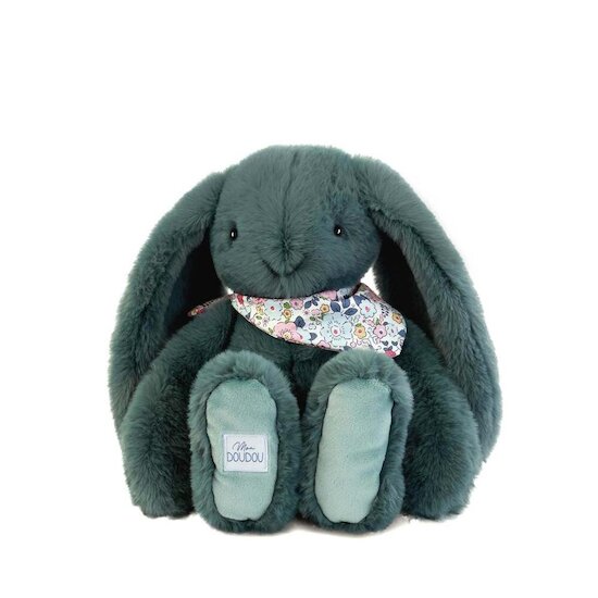 Doudou & Compagnie Doudou Lapin Fleurette Vert  Doudou & Compagnie Doudou Lapin Fleurette Vert