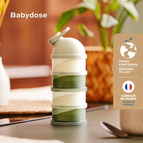 Babymoov Boîte doseuse Babydose Vert mineral  Babymoov Boîte doseuse Babydose Vert mineral