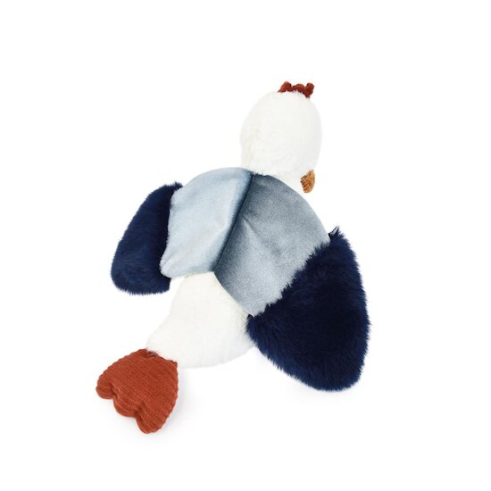 Doudou & Compagnie Peluche trésors marins Mouette Blanc 