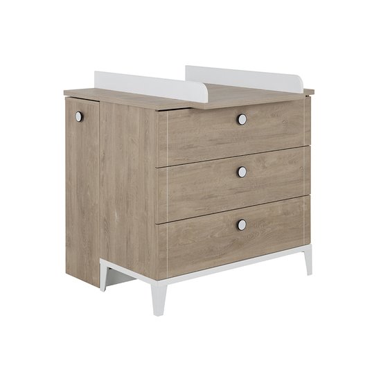 Galipette Commode 3 tiroirs Marcel Chêne Blond  Galipette Commode 3 tiroirs Marcel Chêne Blond