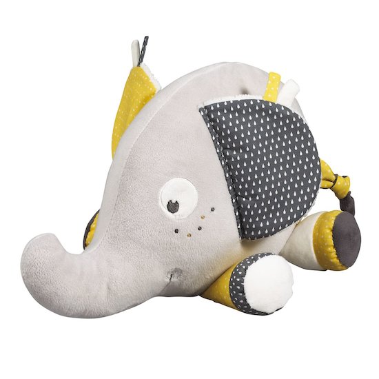 Sauthon Peluche Babyfan Gris Clair Grand