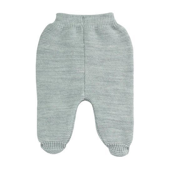 Trois Kilos Sept Pantalon Maille Gris chiné 0-1 mois Trois Kilos Sept Pantalon Maille Gris chiné 0-1 mois