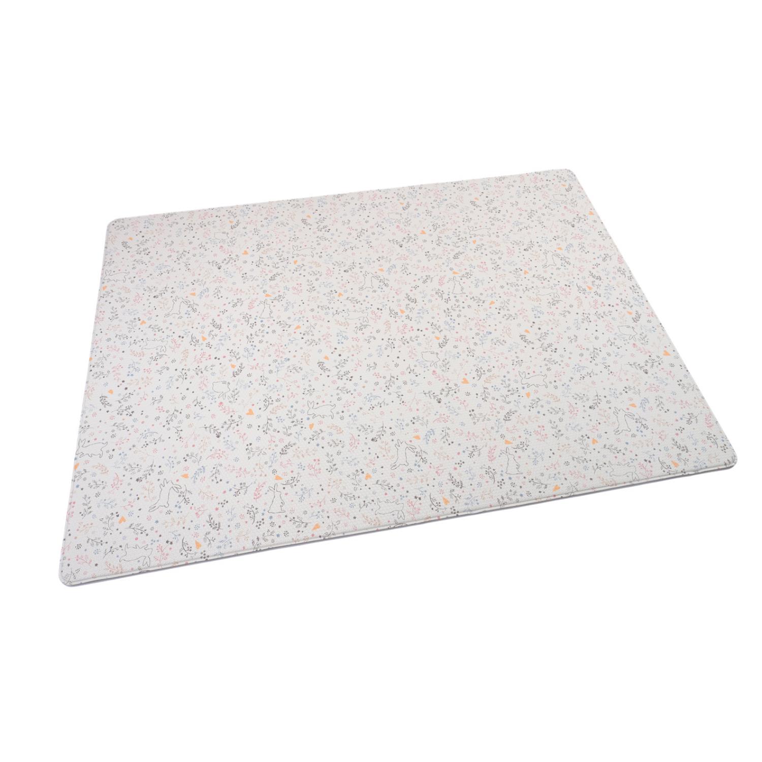 Tapis de jeu lavable Petits lapins MULTICOLORE BB&Co