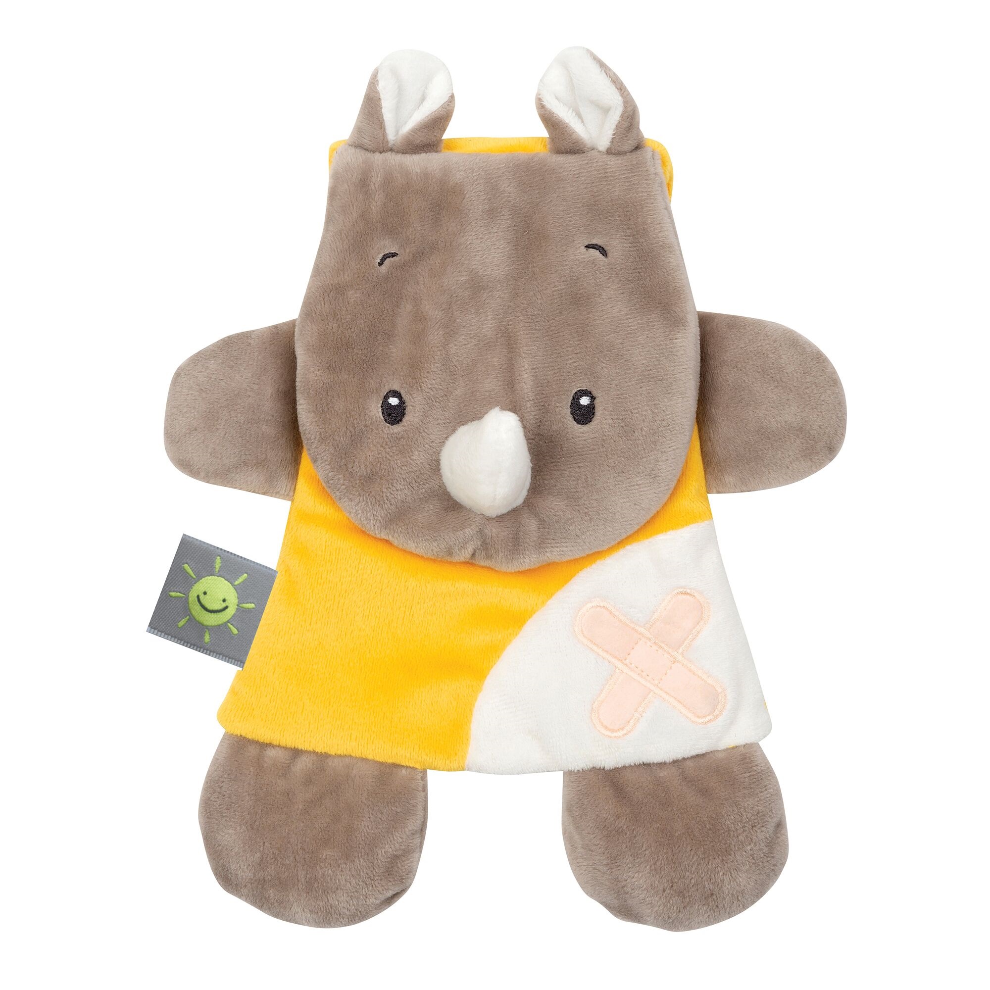 Nattou - Peluche bouillotte JAUNE Nattou