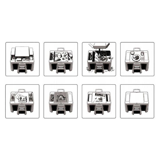 Thermobaby Table d’activités Multiplay Gris 