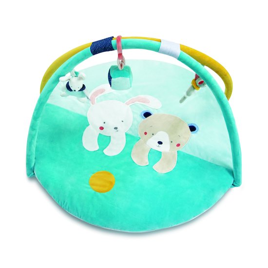 Lulu & Maël tapis déveil MULTICOLORE P’tit bisou