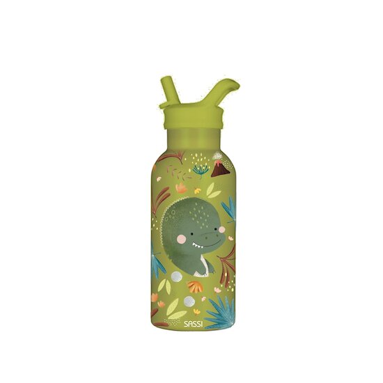 Sassi Junior Gourde en inox Isotherme  Cracky The Dinosaur  350 ml 