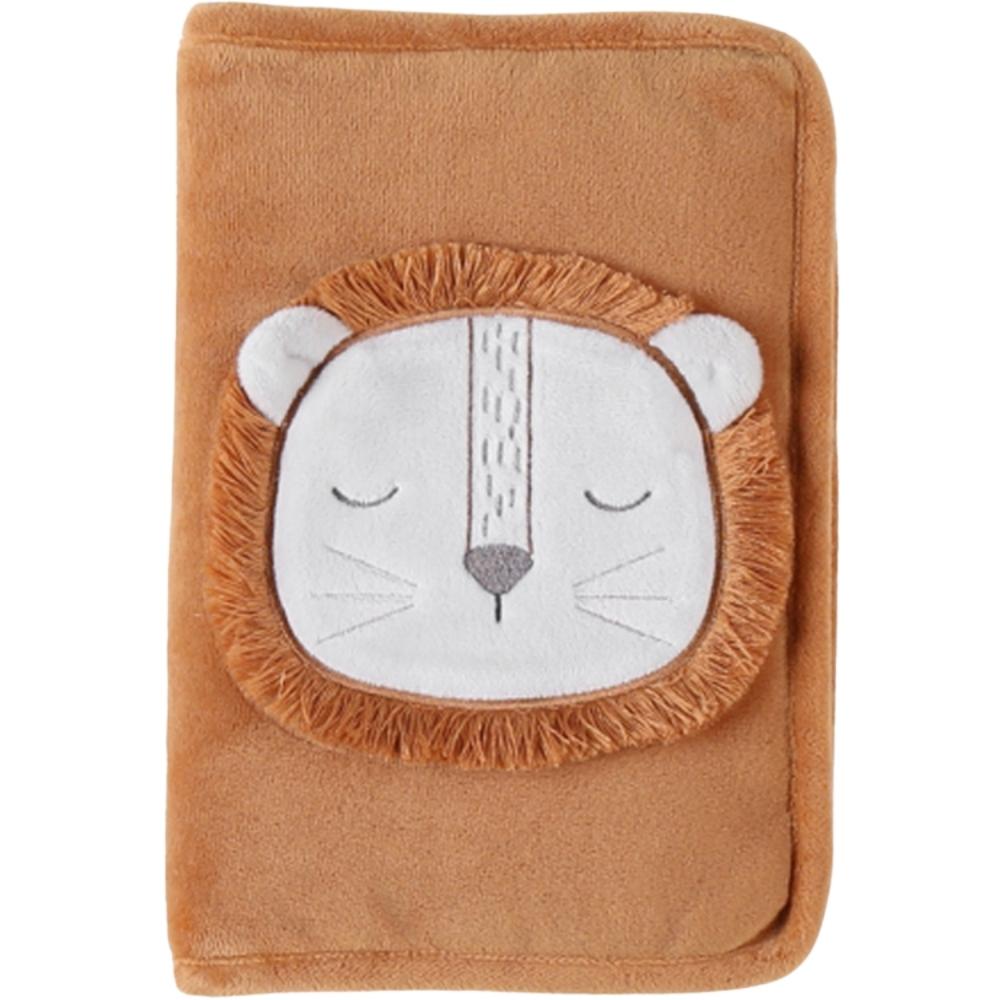 Noukie's - Protège carnet de santé veloudoux Babou et Kendi BLANC Noukie's