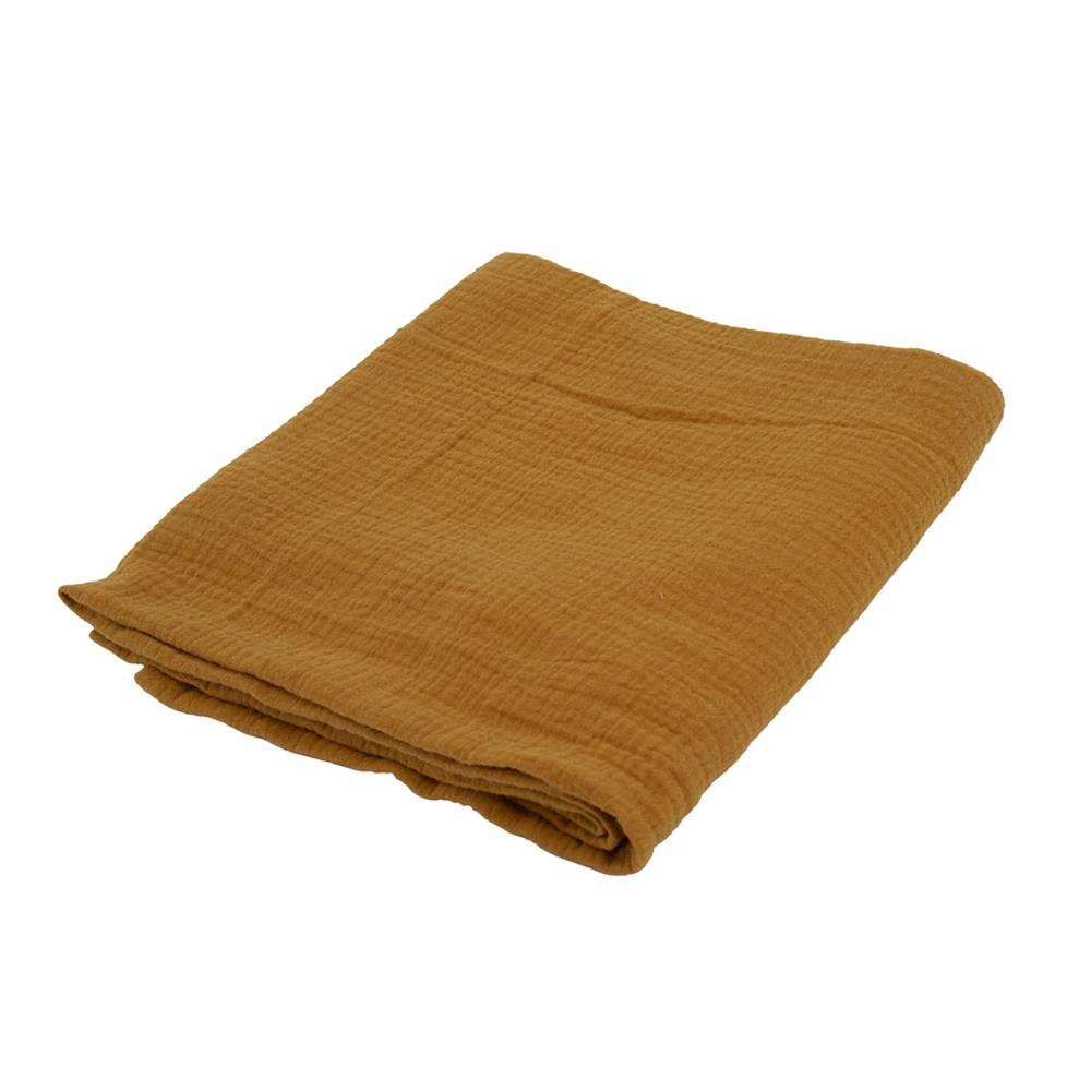 Domiva - Lot 3 Langes Mousseline MARRON Domiva