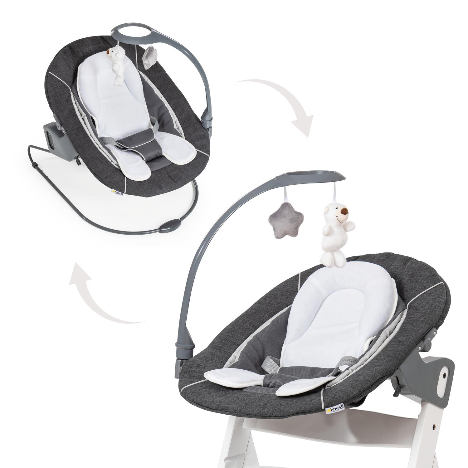 Transat Alpha Bouncer Deluxe GRIS Hauck
