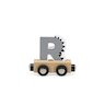 Lettre train en bois Lettre R