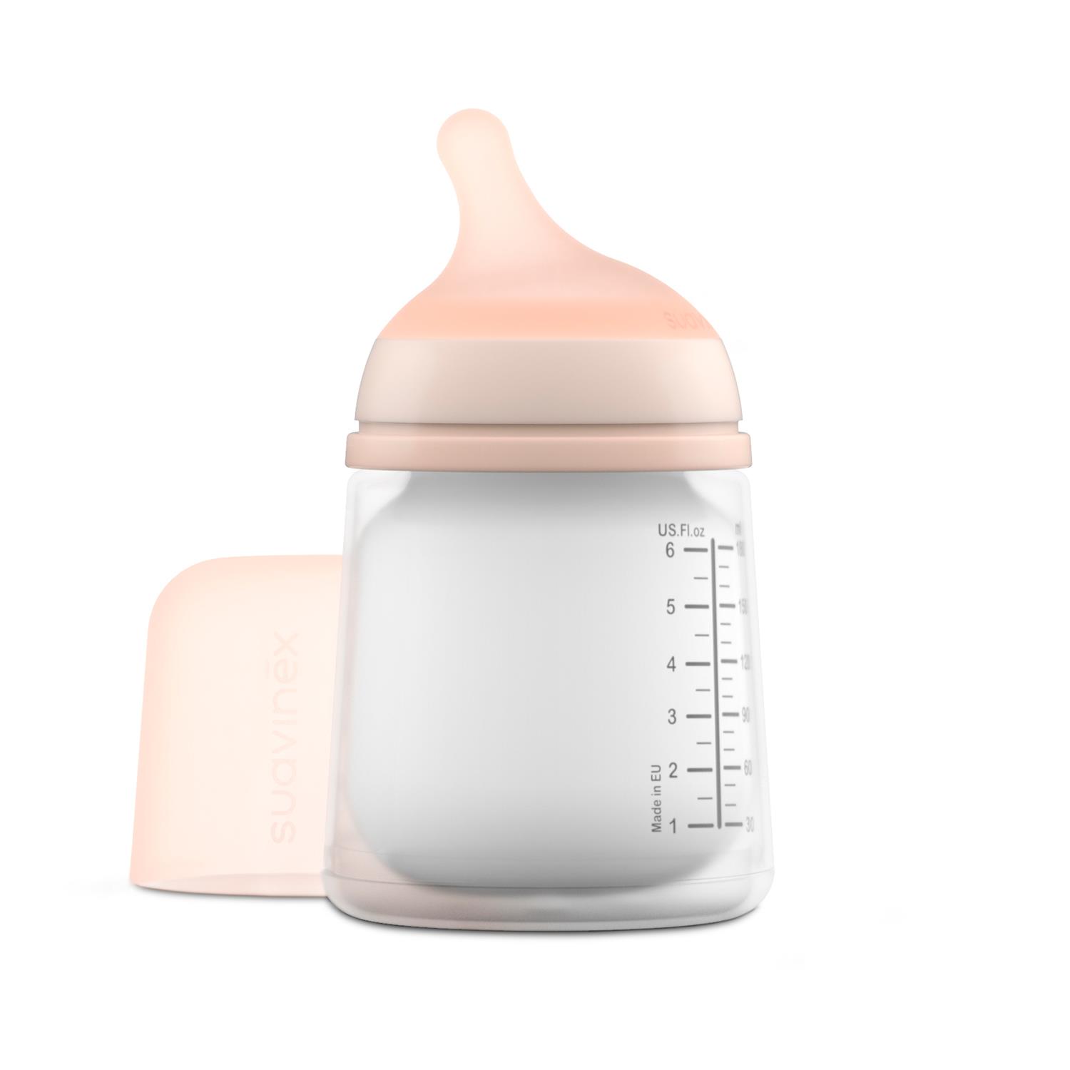 Suavinex - Biberon Anti-Colique Zero.Zero BLANC Suavinex