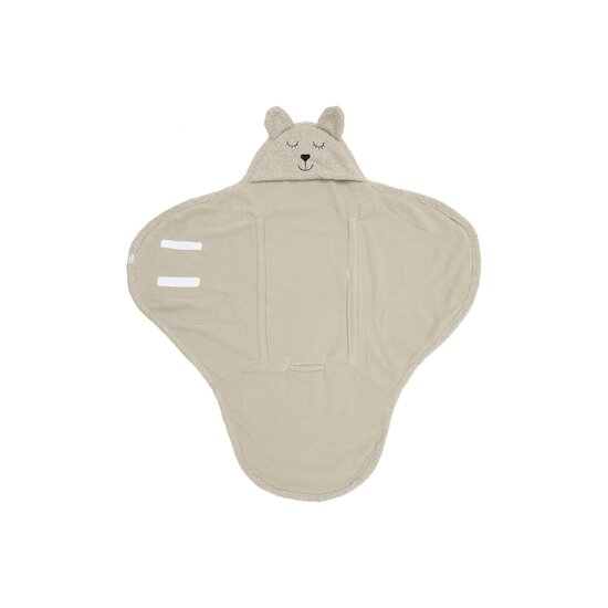 Jollein Couverture portefeuille bear boucle Olive Green  Jollein Couverture portefeuille bear boucle Olive Green