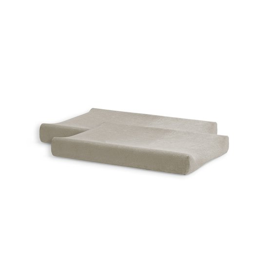 Jollein Lot de 2 housses matelas à langer Éponge Nougat 50x70 cm Jollein Lot de 2 housses matelas à langer Éponge Nougat 50x70 cm