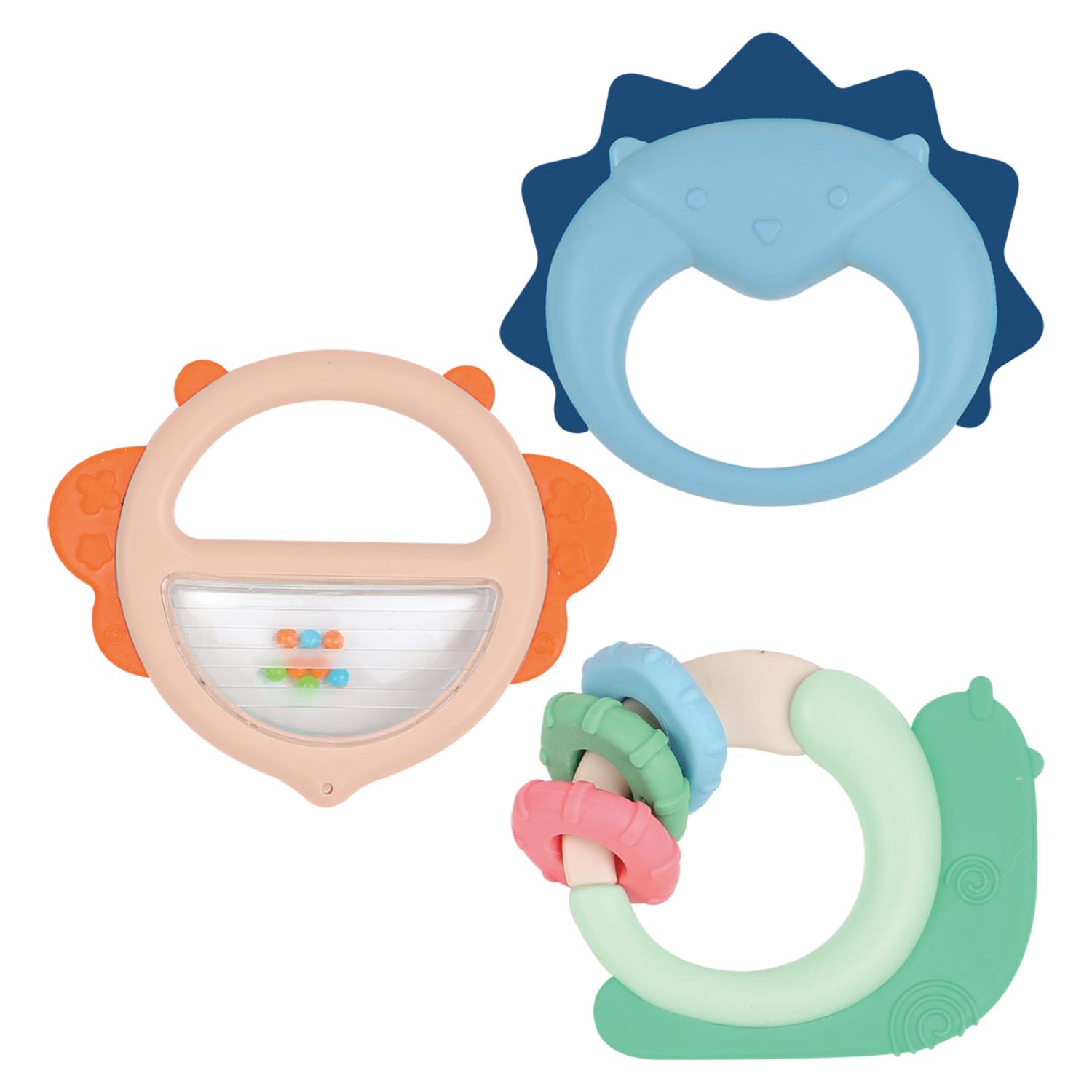 LUDI - Trio de hochets MULTICOLORE Ludi