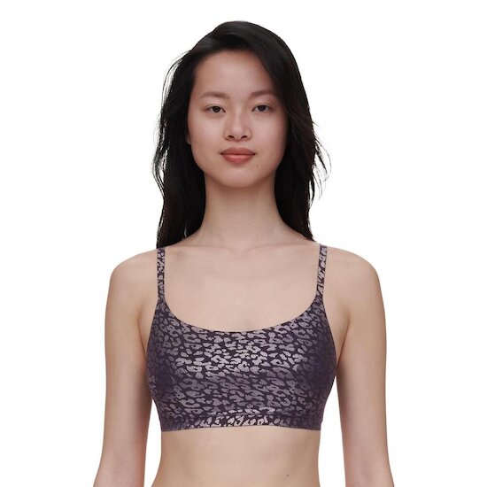 Chantelle Soutien Gorge Sans Armature Paddé Imprime Encre Scintillant  Chantelle Soutien Gorge Sans Armature Paddé Imprime Encre Scintillant