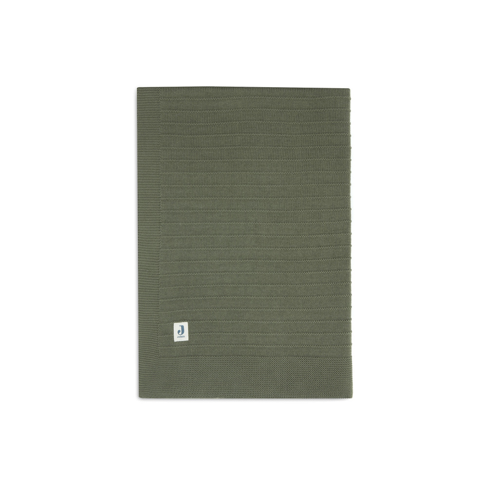 Couverture Berceau Pure Knit VERT Jollein