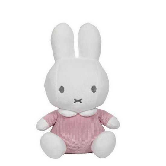 Pioupiou & Merveilles Peluche Miffy velours côtelé Rose 32 cm