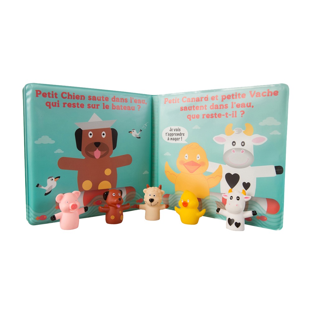 LUDI - Livre et ses puppets MULTICOLORE Ludi