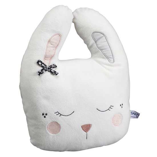 Sauthon Coussin lapin Miss Fleur de Lune  