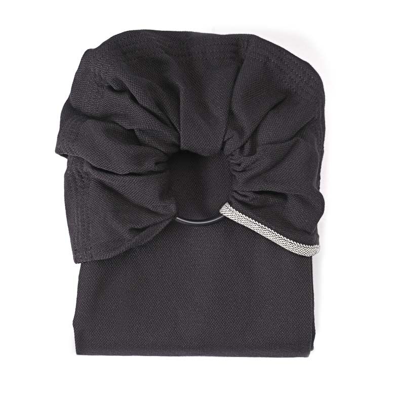 Porte-bébé sling en coton bio NOIR Néobulle