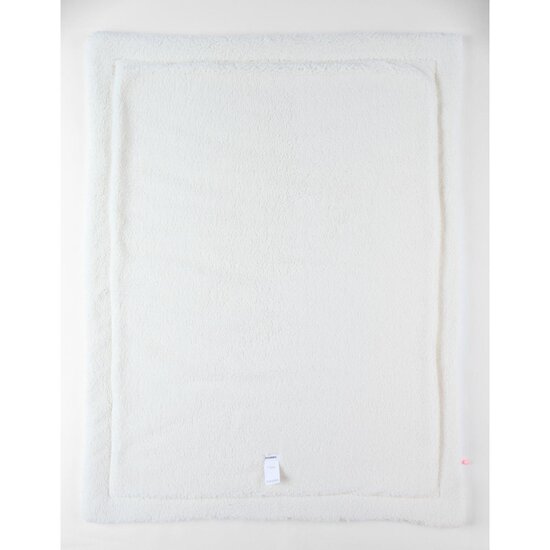 Noukie's Couverture ouatinée jersey sherpa romance M&M24 Blanc 75x100 cm Noukie's Couverture ouatinée jersey sherpa romance M&M24 Blanc 75x100 cm