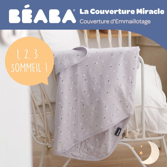 Béaba Couverture Miracle Moon & stars  Moon & stars 