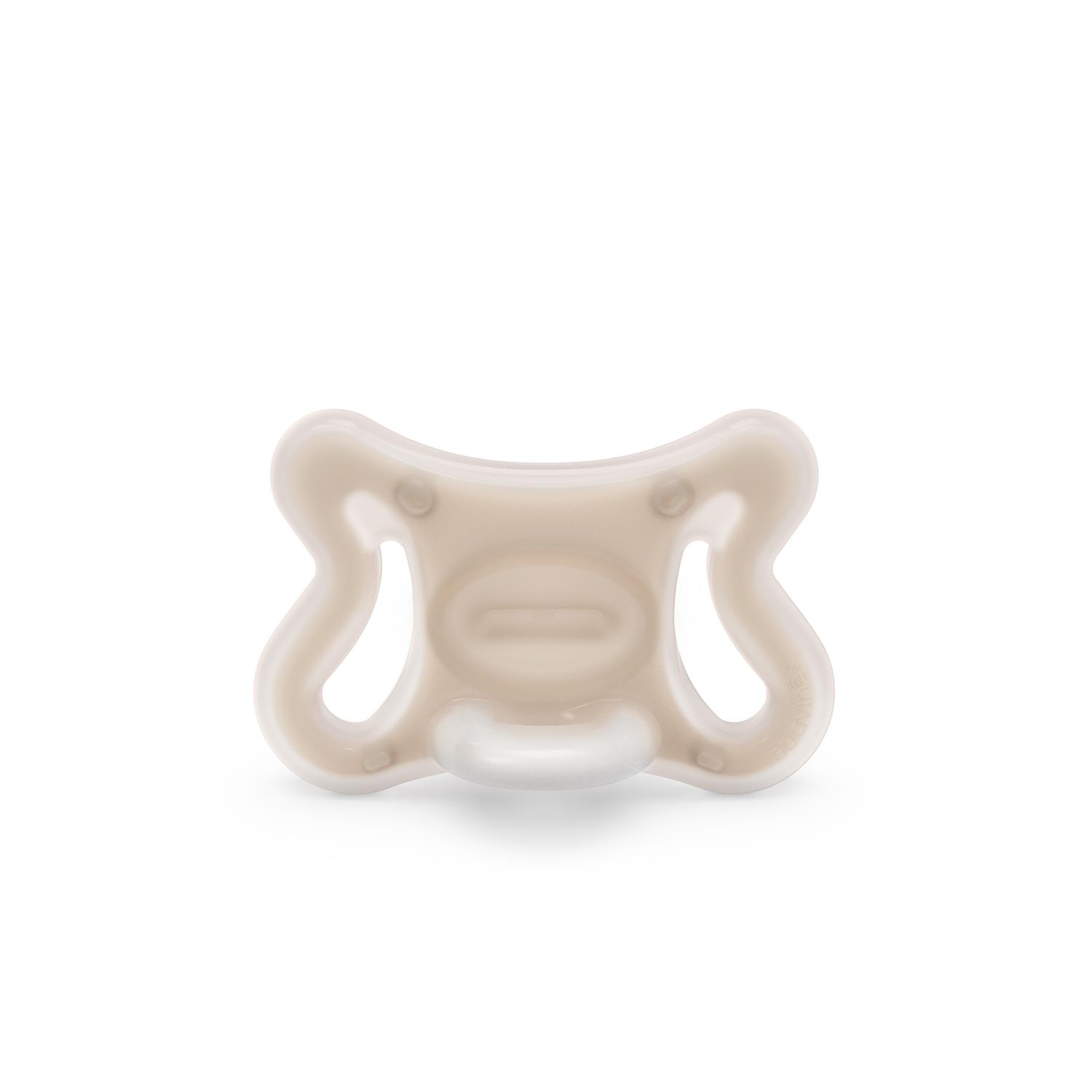 Suavinex - Sucette Zero.Zero Symetrique Silicone BEIGE Suavinex