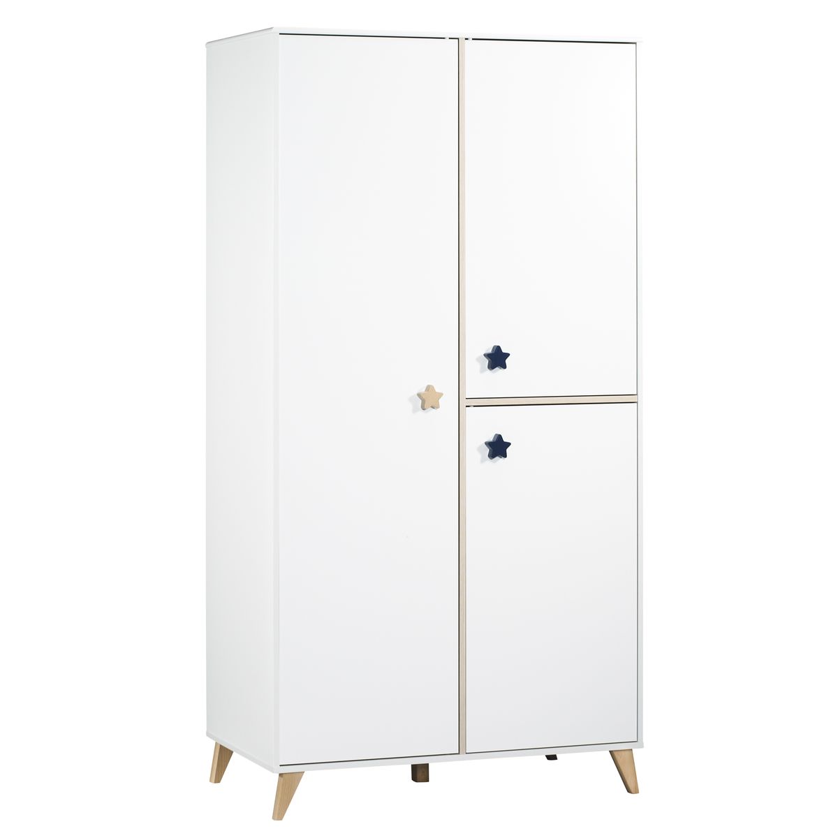 Armoire 3 portes Oslo BLANC Sauthon