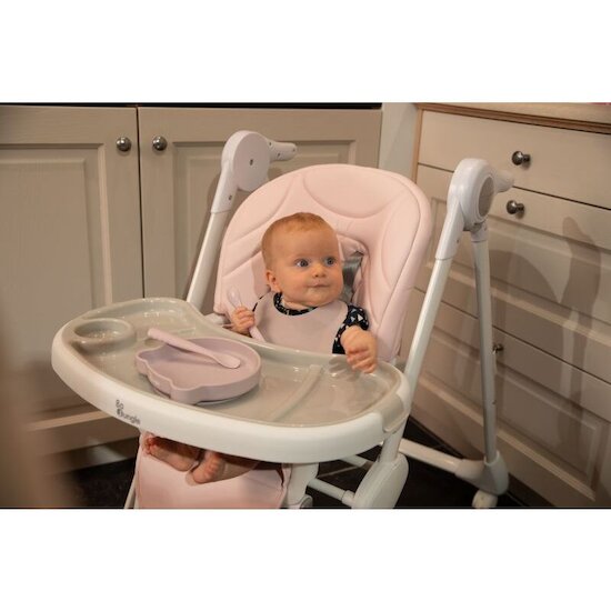 Bo Jungle B-Assiètte Ventouse Ourson Rose  Bo Jungle B-Assiètte Ventouse Ourson Rose