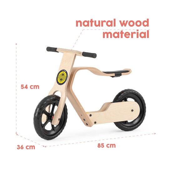 Mamatoyz Vélo draisienne à balance rideme Naturel 