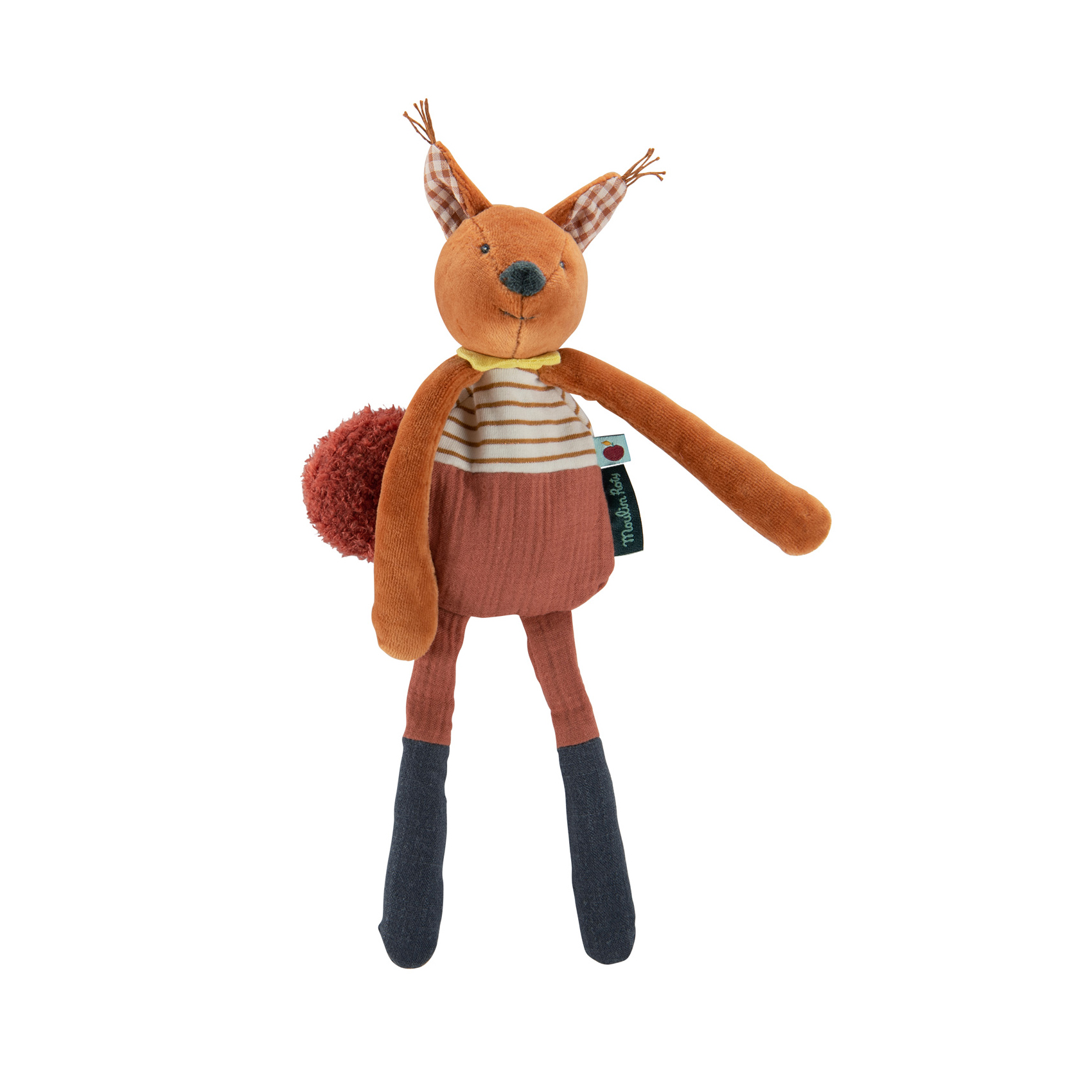 MOULIN ROTY - Doudou-hochet Pomme des bois MARRON Moulin Roty