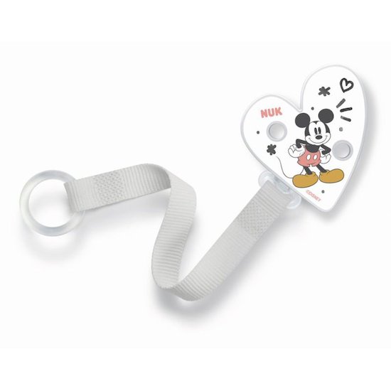 Nuk 1 Attache-sucette Mickey  