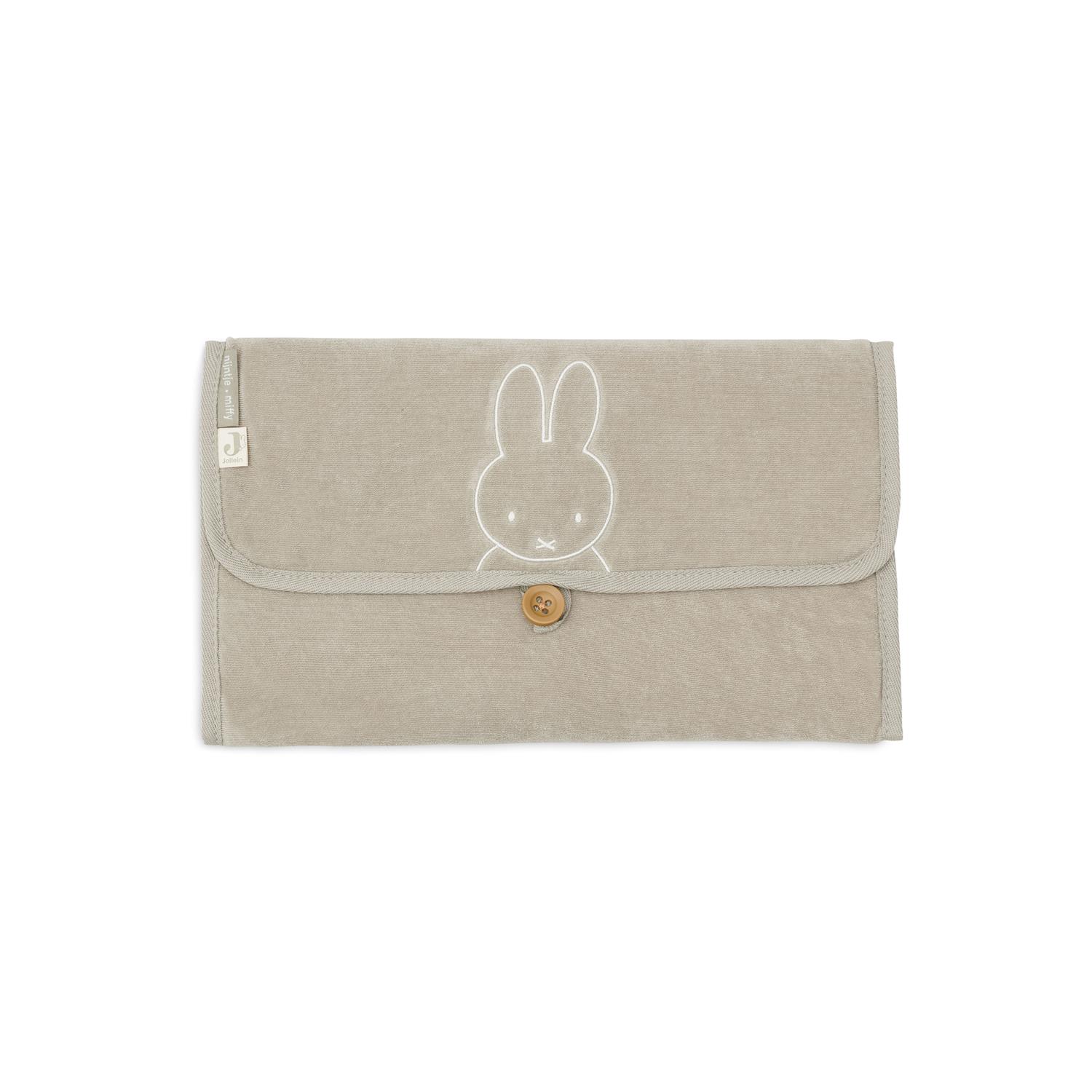 Tapis à langer nomade Éponge Miffy VERT Jollein