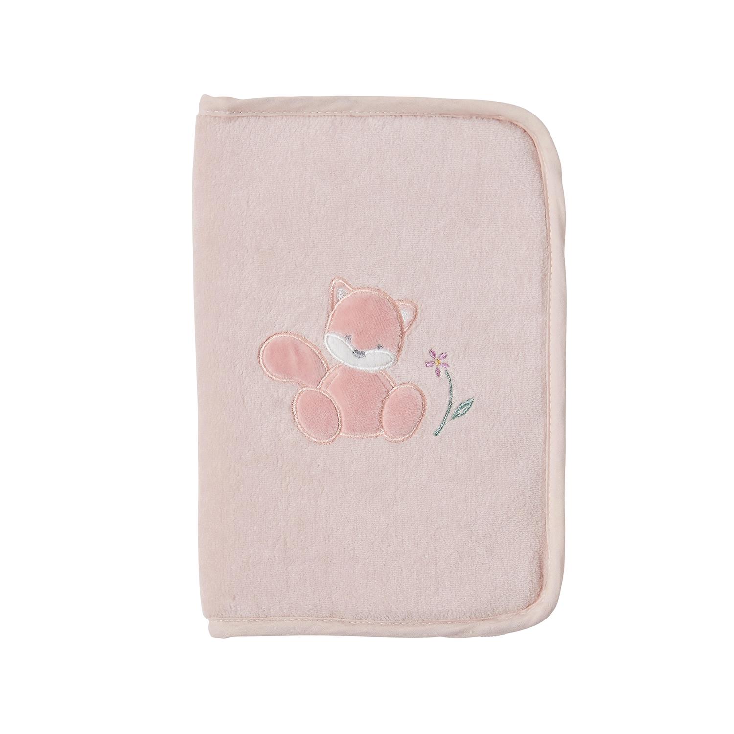 Nattou - Protège carnet de santé Alice et Pomme ROSE Nattou