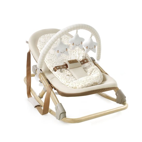 Transat bébé Balance Coton Beige et kaki - Made in Bébé