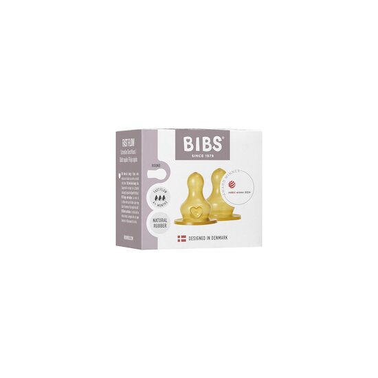 BIBS Tétines de Biberon Rond Caoutchouc naturel 2 Pack Débit Rapide Multicolore Débit rapide BIBS Tétines de Biberon Rond Caoutchouc naturel 2 Pack Débit Rapide Multicolore Débit rapide