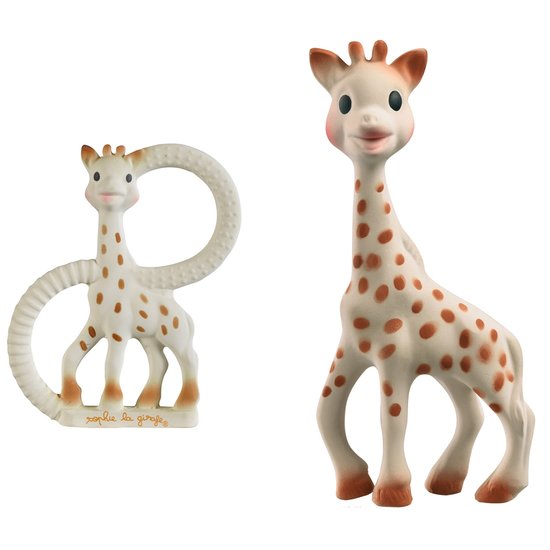 Sophie la girafe Coffret jouet et hochet Blanc, Beige 