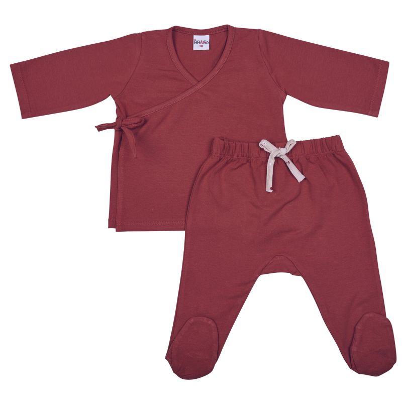 BB & Co - Ensemble cache-cœur et panton à pied ROUGE BB&Co