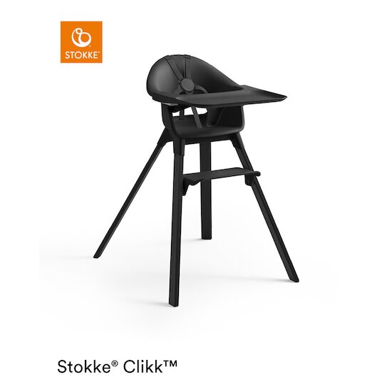Stokke Chaise Haute Clikk noir  Stokke Chaise Haute Clikk noir