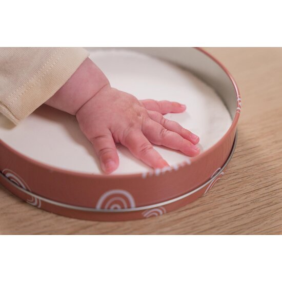 Petit Artichaut Baby Box Ronde Rainbow Terracotta  Petit Artichaut Baby Box Ronde Rainbow Terracotta