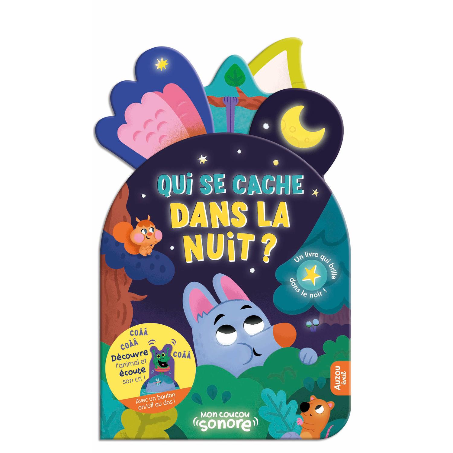 Livre Qui se cache dans la nuit ? MULTICOLORE Auzou