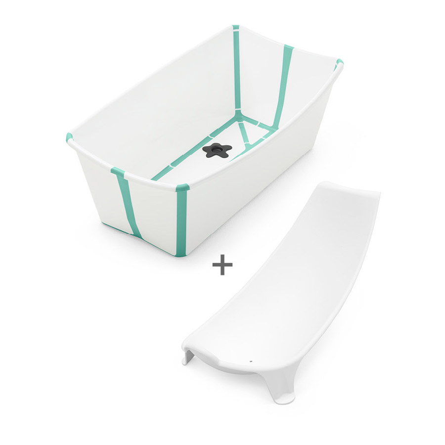 Pack Flexi Bath baignoire avec support BLANC Stokke