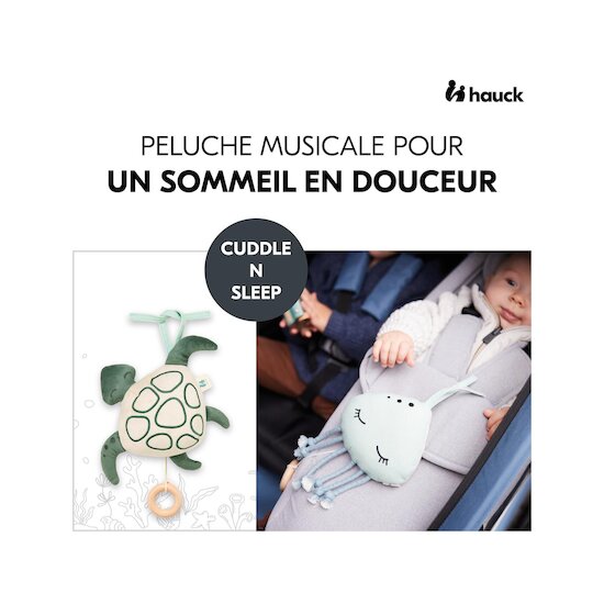 Hauck Peluche musicale Cuddle N Sleep Turtle 